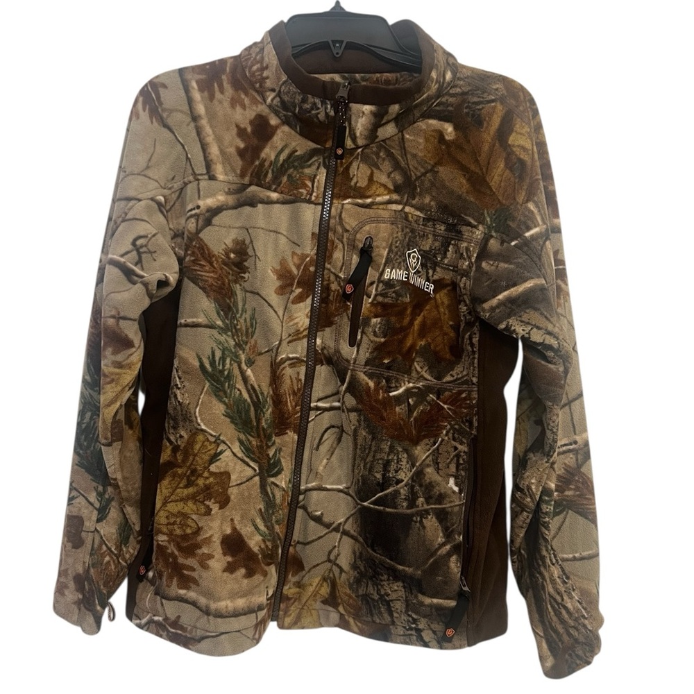 Game Winner Camo Youth Full Zip Jacket - Size Youth Large